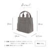 HIGH FIVE Mini Tote Bag, Lightweight Canvas with Dividers, Multiple Pockets, Multi-Storage, Bottom IC Card Holder, Gusset, Large Capacity, Men's and