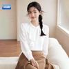 Women's Versatile White Chiffon Blouse