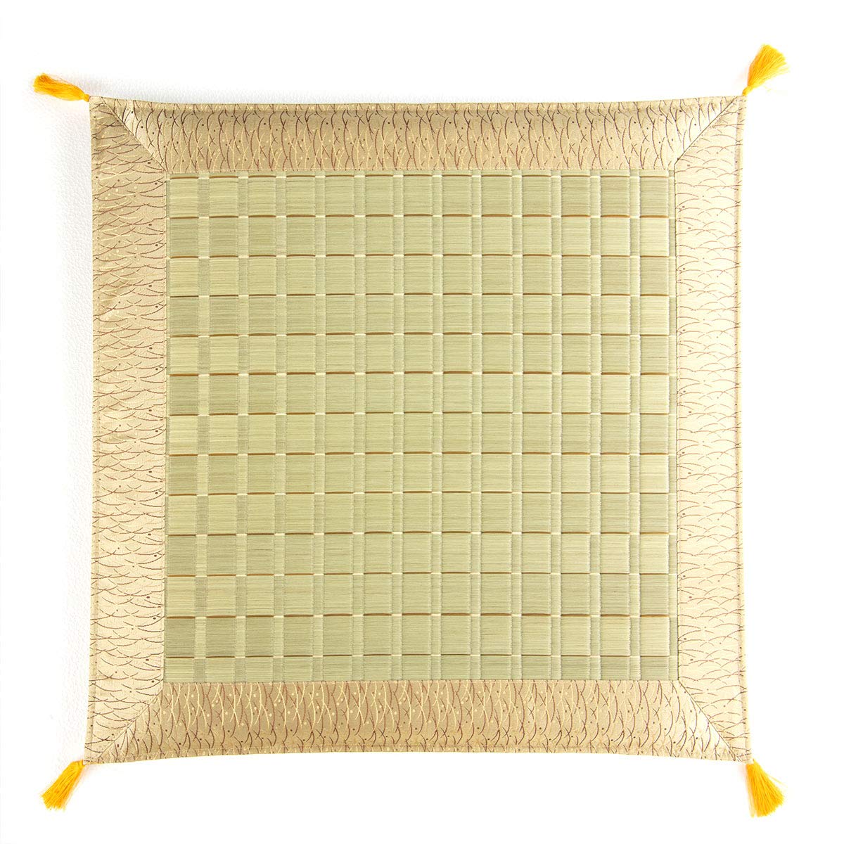 

IKEHIKO Igusa Gozen Zabuton (Japanese-style Floor Cushion), Ancient Style, Approx. 70 x 70cm, Made in Japan #3101909