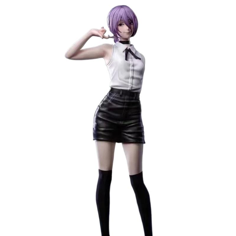 

Человек-бензопила Резе Фигурки Демонов Статическая Статуэтка Фигурка Двухголовая Скульптура Можно Заменить Настольное Украшение Модные Красивые Игрушки