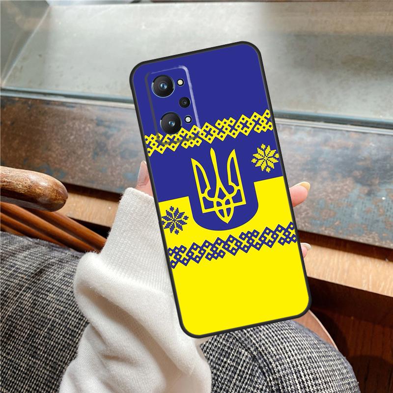 Ukraine Flag Case For Realme 12 Pro Plus 10 11 13 14 C63 C61 C55 C51 C53 C25 C65 C67 C71 C75 GT6 GT7 Pro