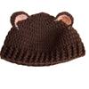 Hand-crocheted Gingerbread Man Hat Christmas Gingerbread Man Hat
