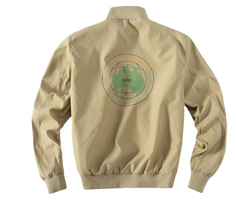 Erkek Air Force One Askeri Uçuş Takımı Ceket - Hafif, Moda, İlkbahar ve Sonbahar İçin Büyük Bedenler