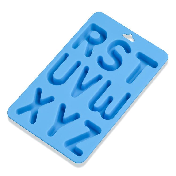 1/26 Large English Letters Silicone Chocolate Mold Cake Decorating Tools Bakeware Biscuit Accessories Kitchen