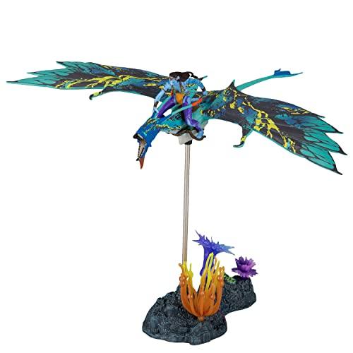 McFarlane Toys Disney Avatar Lumea Pandorei Banshee & Neytiri Set Figurine Acțiune Film Avatar, Figurine de Colecție Jucării Disney - Pentru Vârstele 8 ani și Peste