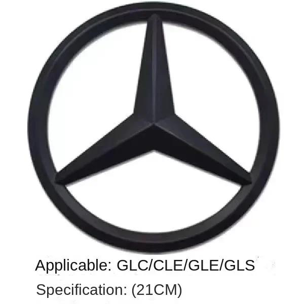 

Car Sticker New 2025 For Mercedes Benz 1Pcs ABS Car Front Grille Badge Decal Cover Emblem for Mercedes Benz W204 W205 W210 W211