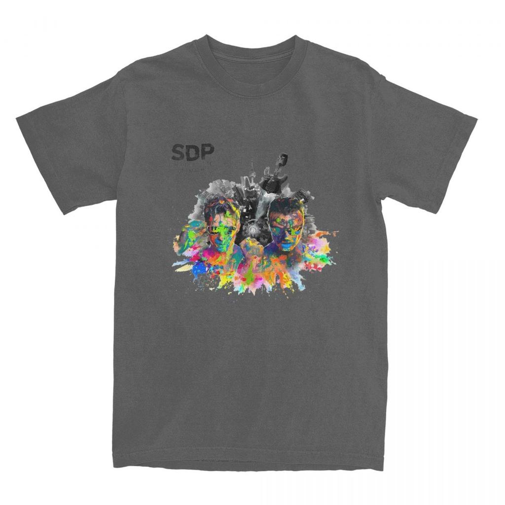 Sdp Band Music Singer 2024 Tour T-Shirt Summer Germany Rock T Shirts 100% Cotton Tee Shirt For Men's Short Sleeve Casual Tops