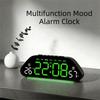 Temperature Display LED Alarm Clock Large Screen Electronic Clock Desk Clock  Bedroom
