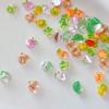 20Pcs Ice-Transparent Vegetable Nail Art Accessories Cute Mini Nail Charms Cabbage Corn Resin Nail Rhinestones Cartoon Decor