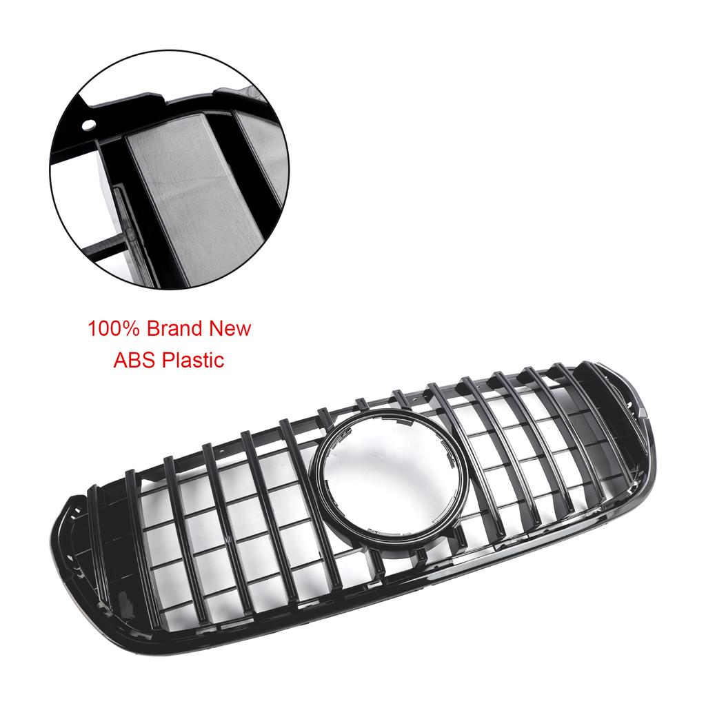 Schwarzer Frontstoßstangengrill Grill Passend für Mercedes Benz X-Klasse X470 2017-2019