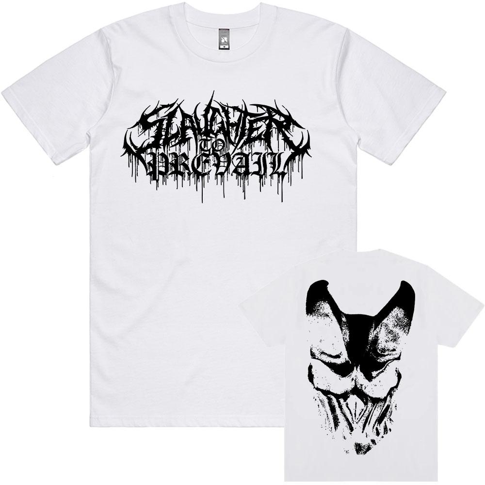 Slaughter to Prevail Band Grafik Vintage Unisex T-Shirt Unisex Rundhalsausschnitt 100% Baumwolle Kurzarm Y2k Oversized Mode Beliebtes T-Shirt