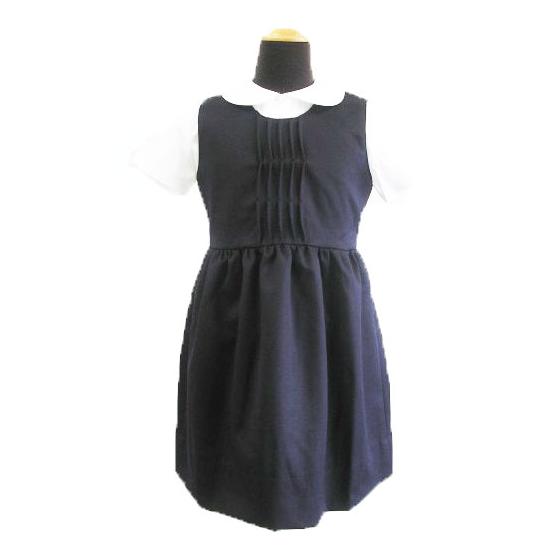 Examination Jumper Skirt, Vertical Wave Pinstripe, Kindergarten Examination Clothes, Elementary School Examination Clothes, Examination Clothes,