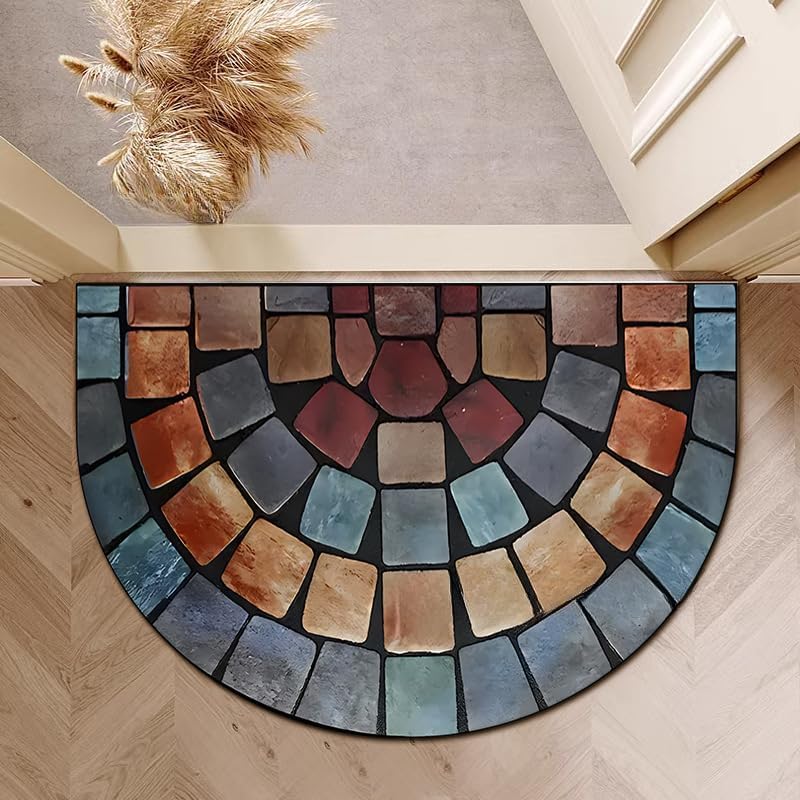 Sommer Amerikanischer Retro Fußmatte, Rutschfeste Eingangstürmatte, Heimdekoration, Teppich für Innen- und Außenbereich