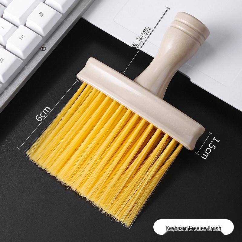 Multi-Purpose Soft Bristle Cleaning Brush for Keyboards, Car Interiors, and Vents