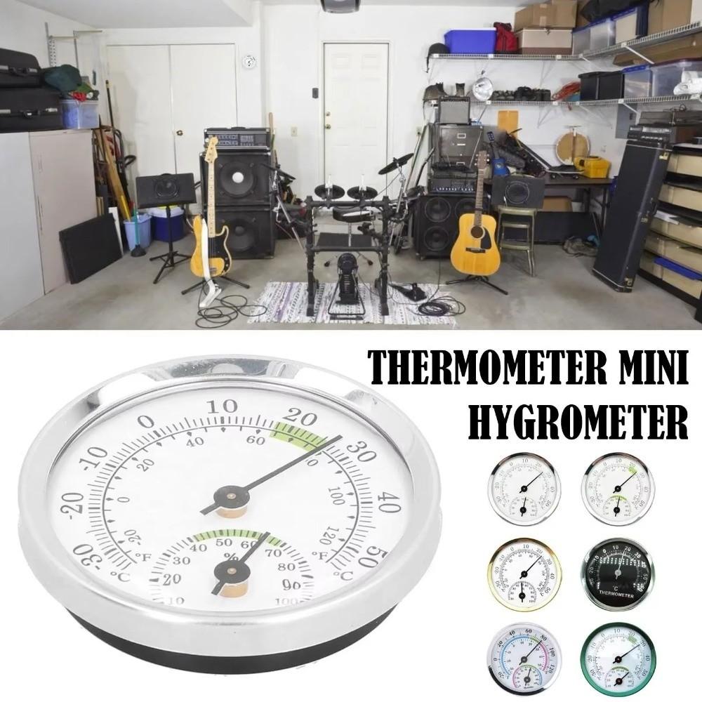 Round Pointer Type Mini Pointer Thermometer No Battery Required Analog Hygrometer  Indoor Room