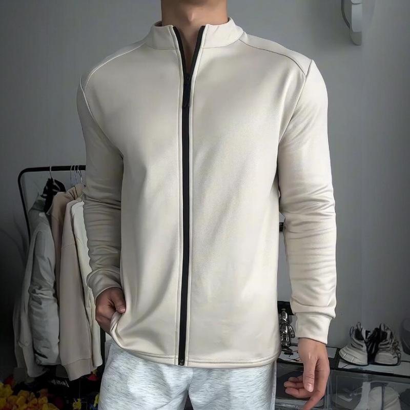 

Unisex Thermal Fleece Cardigan: Slim-Fit, Warm, Long Sleeve Base Layer for Autumn/Winter Fitness Training. 3XL