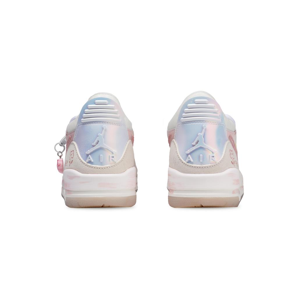 Jordan Legacy 312 Sunward Growth Box Abrasion Resistant Abrasion Resistant Low top Vintage Basketball Shoes Unisex Pink HF3182-100(Team1190-)