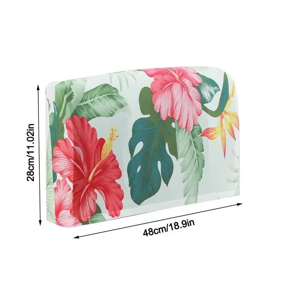 Cartoon Panda Penguin Rose Pattern Elastic Office Chair Backrest Cover Dustproof Comfortable Backrest Slipcover High Elasticity