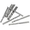 10pcs 1/8" Shank Single Edged 1 Flute End Mill Spiral Router Bits CNC Milling Cutting Set Tool,Flute Length 22mm, OAL 38.5mm
