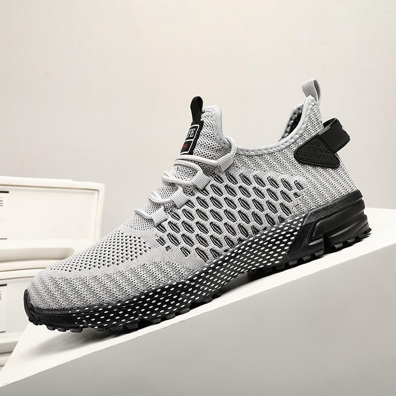 40-47 сезон 4 мужская обувь легкая дышащая сетчатая обувь мужские кроссовки кроссовки — фото 7
