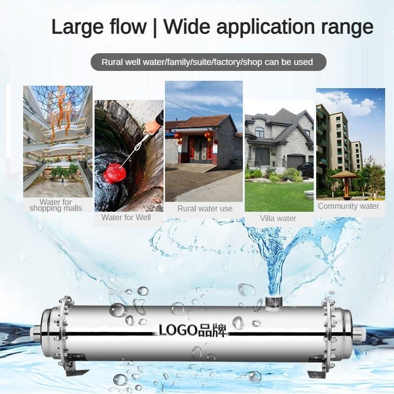 Ultrafiltration Direct Drinking Pure Water Machine Stainless Steel Water Purifier Household Rural Outdoor Tap Water Filter