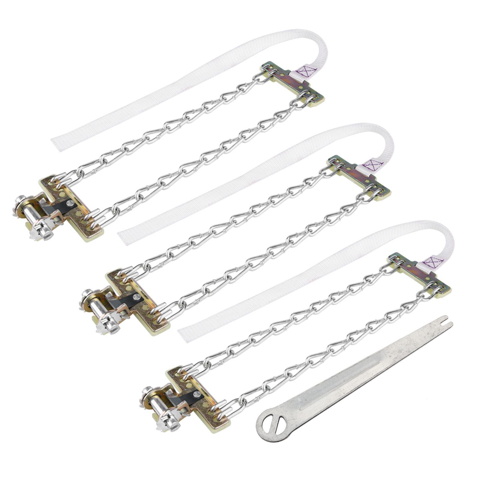 

3 шт., противоскользящая цепь для грязи, льда и снега, зимняя защитная шина для автомобиля, грузовика, внедорожника S M