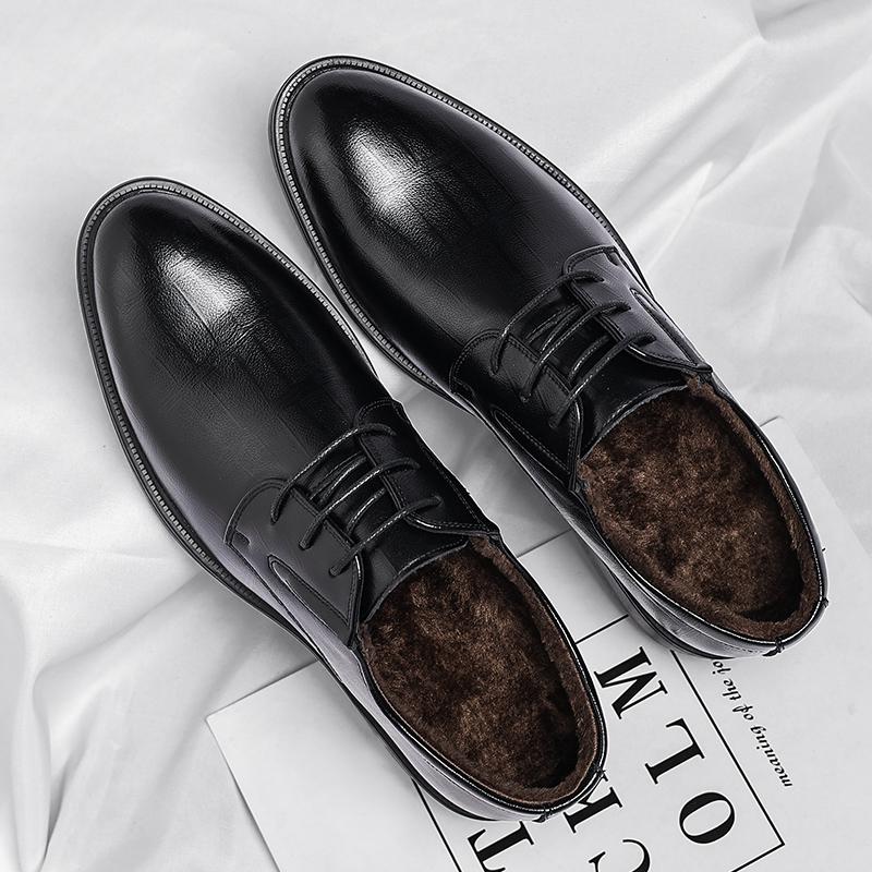 Classic Men'S Leather Oxford Shoes Fashion Man Business Dress Shoes New British Casual Shoe Male Allmatch Formal Derby Footwear