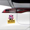 Anime Car Decals - Waterproof Vinyl Bumper Stickers for Multi-Vehicle - Cute Peep Spirit Removable Auto Decor