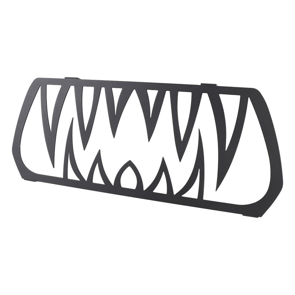 Front Grille Teeth Insert Aluminum Powder Coated Cool Look Rustproof Long Lasting for Ryker All Models Black