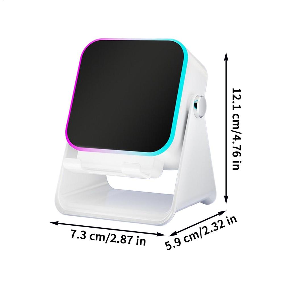Induction Speaker For Cell Phone Audio Station Foldable with Light 10W Phone Holder Wireless Charger Speaker for Home Office