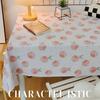 Plastic Waterproof Table Cover Oil Proof Rectangula Tablecloth Family Party Tablecloth  Living Room