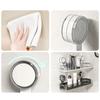 Rotating Suction Cup Storage Rack Wall Mounted Storage Shelf for Kitchen Bathroom Shampoo Shower Gel Holder Household Organizers