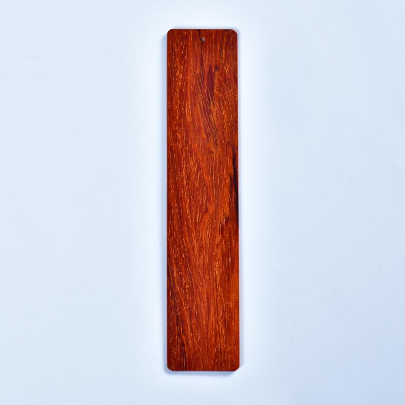 Retro Chinese Style Small Leaf Indian Rosewood Bookmark - Personalized Creative Wooden Bookmark