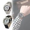 Friendly Analog Blind Elderly Report Time Watch Quartz Stainless Steel Supplies