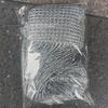 Encrypted Silver Thread Wedding Curtain: Decorative Tassel Ceiling Partition with Round Ring Scene Layout