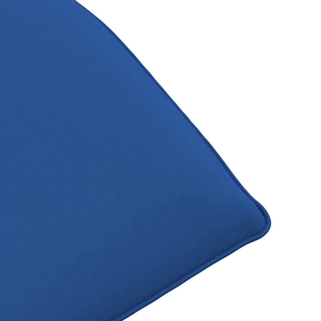 Foldable Sun Lounger Royal Blue 175 X 54 X 8.5 Cm Oxford Fabric