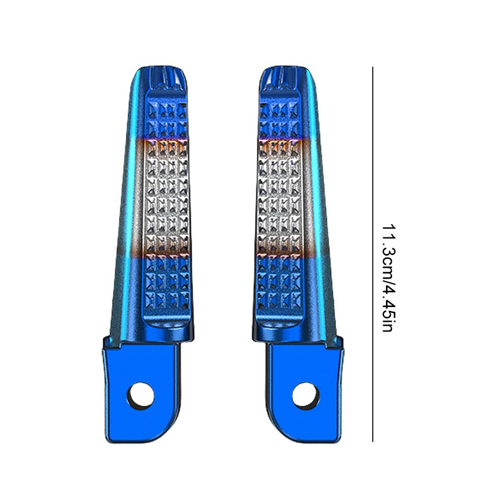 1 Pair Foot Peg Anti-Slip Foot Rests Pegs Aluminum Alloy Rear Foot Rider Rests for Honda Phantom 150 CB190R for Yamaha
