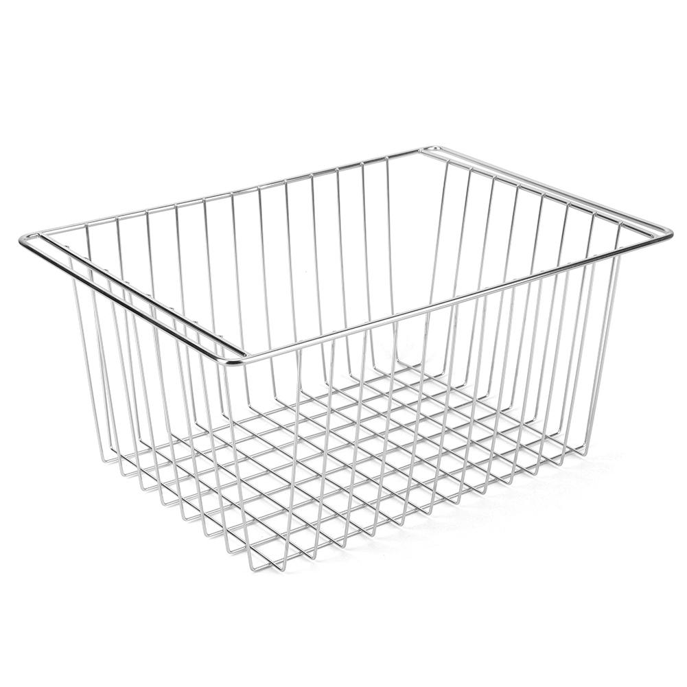 

IGT Folding Storage Basket Stainless Steel One Unit Drain Basket Vegetable Washing Basket IGT Table Accessories for Camping