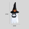 43/47CM Halloween Ghost Hanging Decoration LED Light Glowing Horror Decor Props for Outddor Indoor Halloween Party Decoration