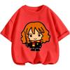 Basic Leisure Harry Potter T Shirt Summer Multi Scene Wearing Cartoon Print Kids Boys Girls Tops