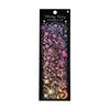3-Piece Gold & Silver Foil PET Long Strip Stickers, Exquisite Floral Patterns with Metallic Luster, Waterproof
