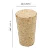 30 Pcs Wooden Beer Bottle Stopper Tapered Cork Stopper Natural Soft Wood Corks Reusable Cork Plug Kitchen Bar Supplies