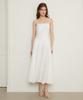 Paul And Alice Camisole Flared Dress / White