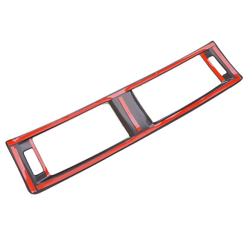 Car Middle Air Outlet Vent Cover Trim Sticker Fit For Lexus IS 250 2006-2011 Carbon Fiber Texture Style ABS