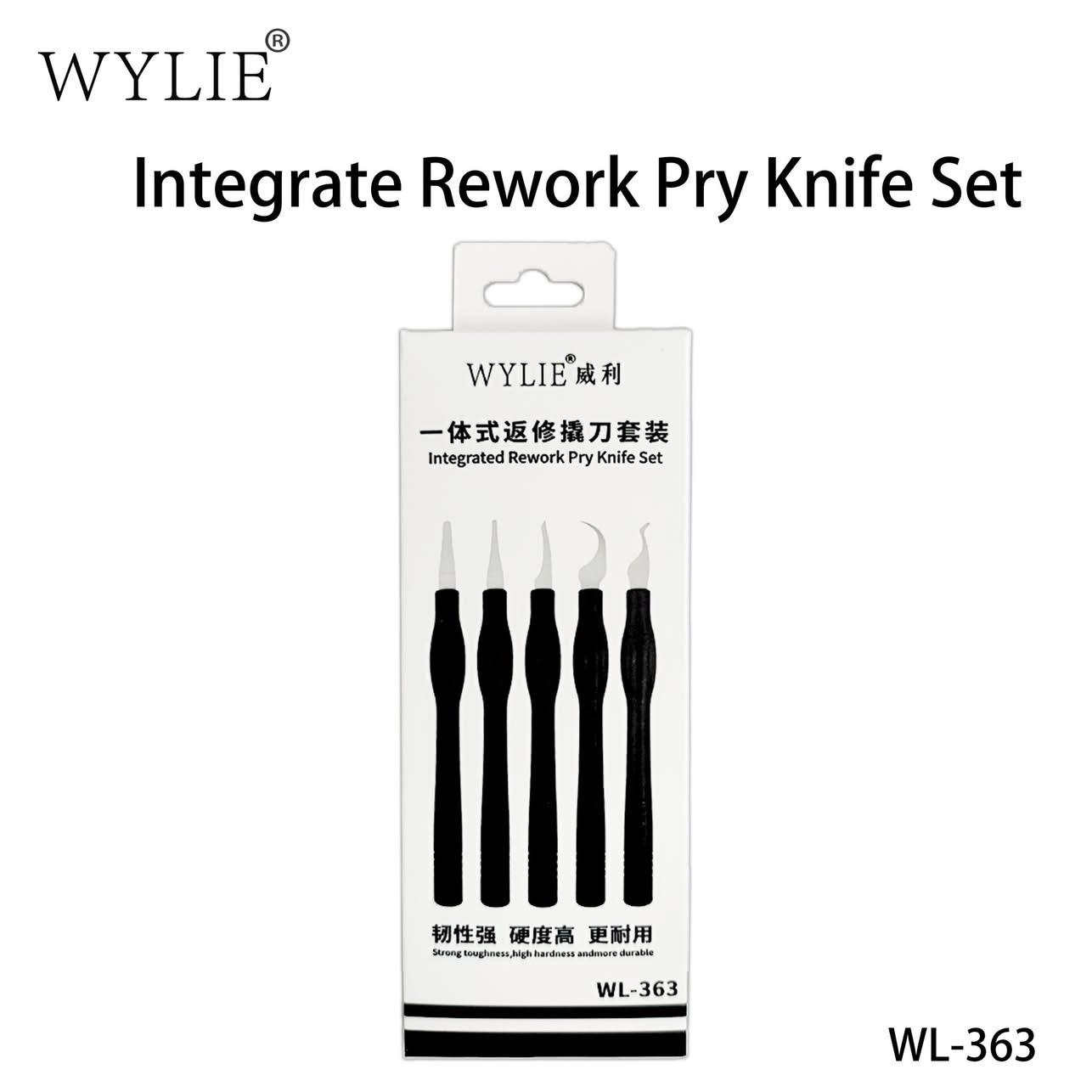 

WEILI All-in-One Repair Pry Tool Kit for Mobile Phone Repair: Motherboard/IC/CPU Hard Drive Prying Chip Removal Adhesive