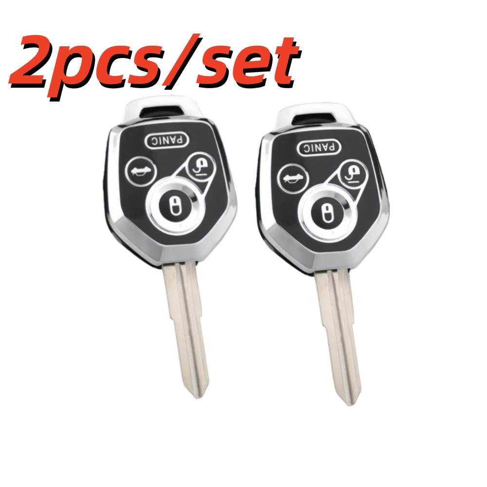 

2pcs Car Key Case Covers for Subaru Legacy Tribeca Impreza Forester Xv Remote Key Protector