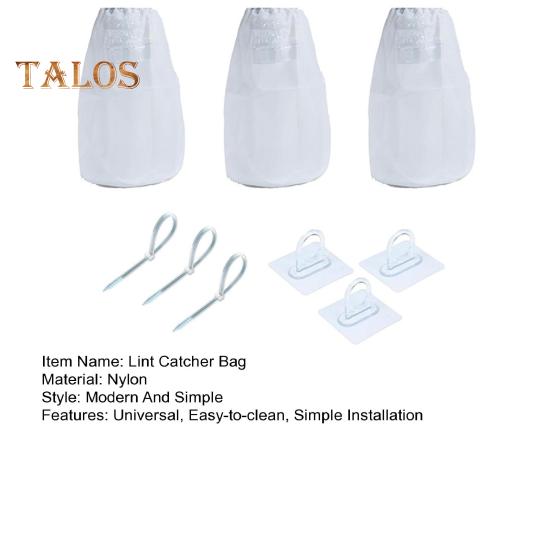 3 Pcs Dryer Vent Lint Catcher Bag Dryer Lint Dust Bag Indoor Outdoor Lint Catcher Trap And Filter for Ventless Dryer Vent Capturing Lint And Dust