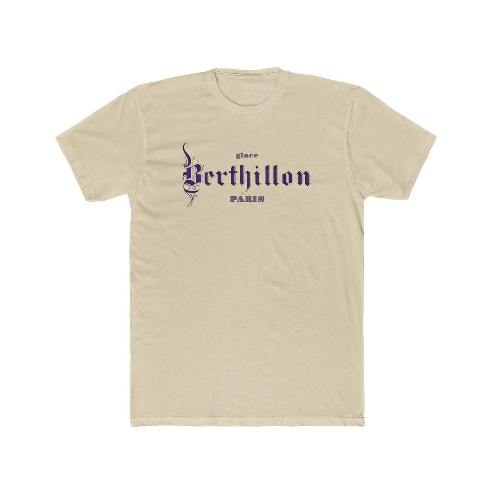 Berthillon Paris Ice Cream Glace Shop Men#039;s tee shirt Crew neck france Unisex T-Shirt S