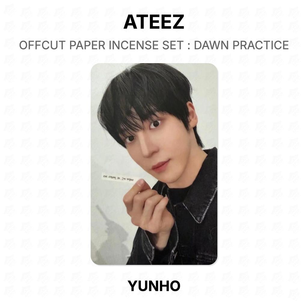 ATEEZ OFFCUT PAPER INCENSE SET : DAWN PRACTICE Official Photocard
