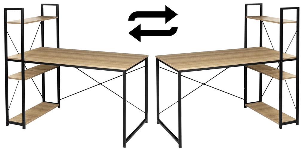 Biurko Industrialne Loftowe Trosa Modern Oak